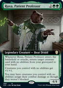 0393 Ruxa, Patient Professor (Extended Art) R Commander 2021