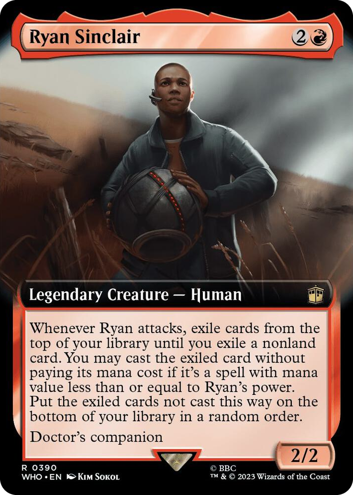 0390 Ryan Sinclair (Extended Art) R Universes Beyond: Doctor Who