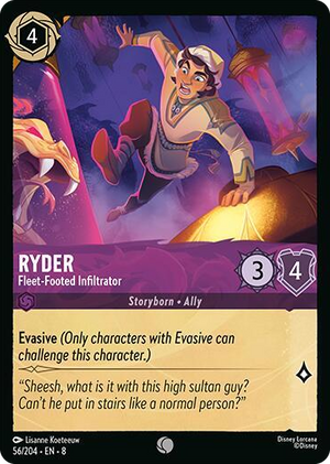 0056 Ryder - Fleet-Footed Infiltrator Common Reign of Jafar