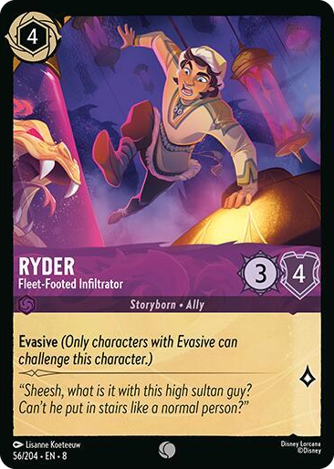 0056 Ryder - Fleet-Footed Infiltrator Common Reign of Jafar