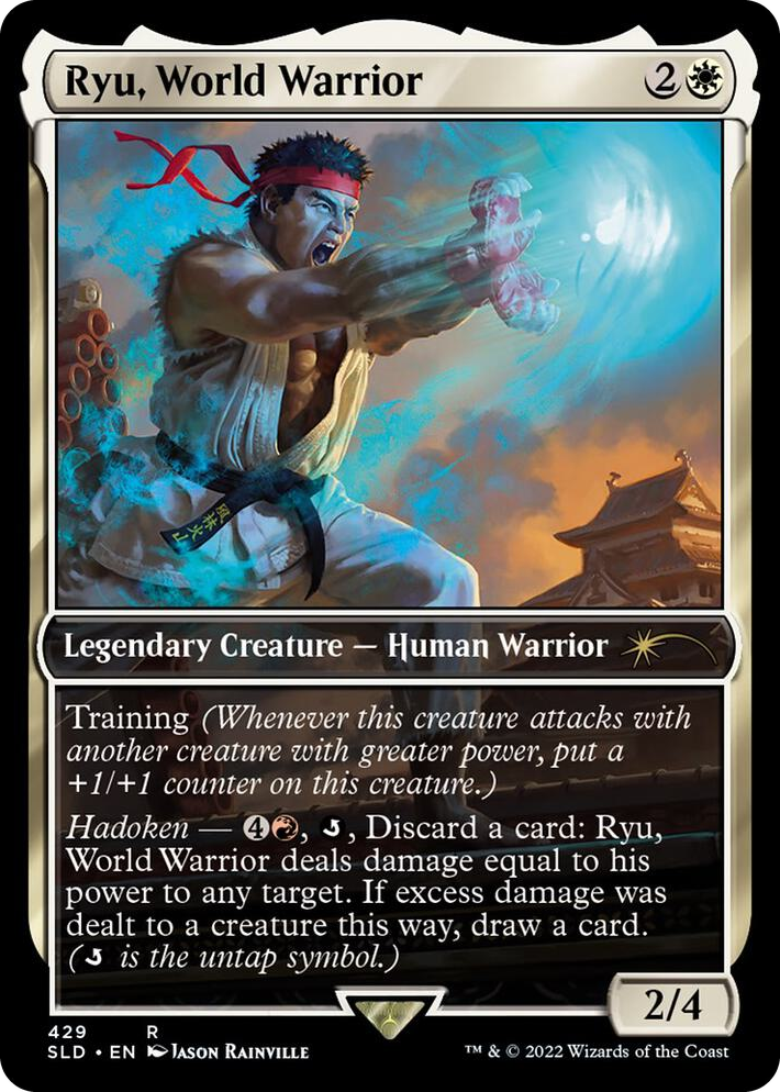 0429 Ryu, World Warrior R Secret Lair Drop Series
