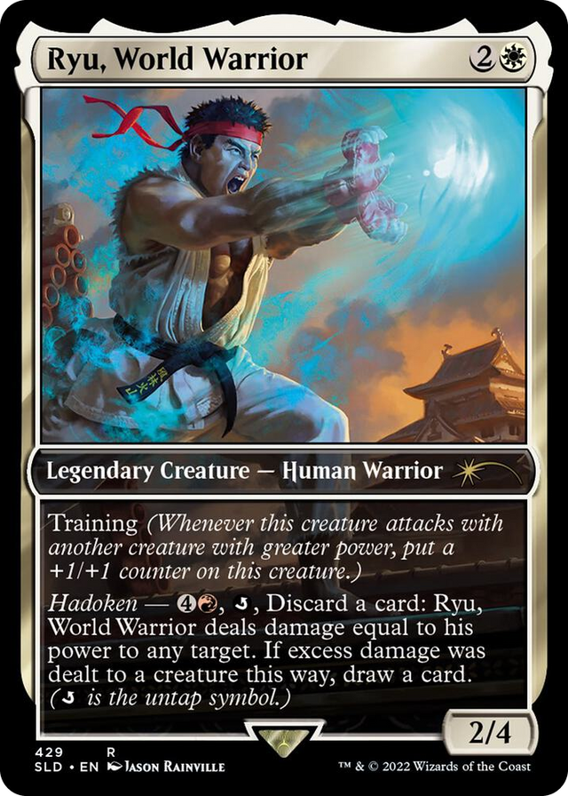 0429 Ryu, World Warrior R Secret Lair Drop Series