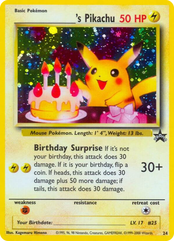 0024 ______'s Pikachu Promo WoTC Promo