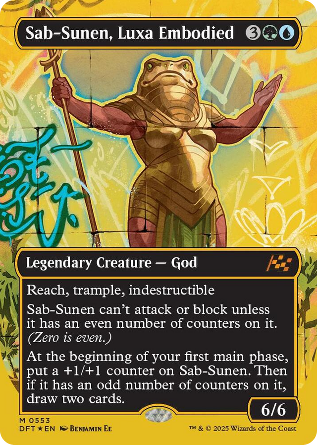 0553 Sab-Sunen, Luxa Embodied (Borderless) (First-Place Foil) M Aetherdrift
