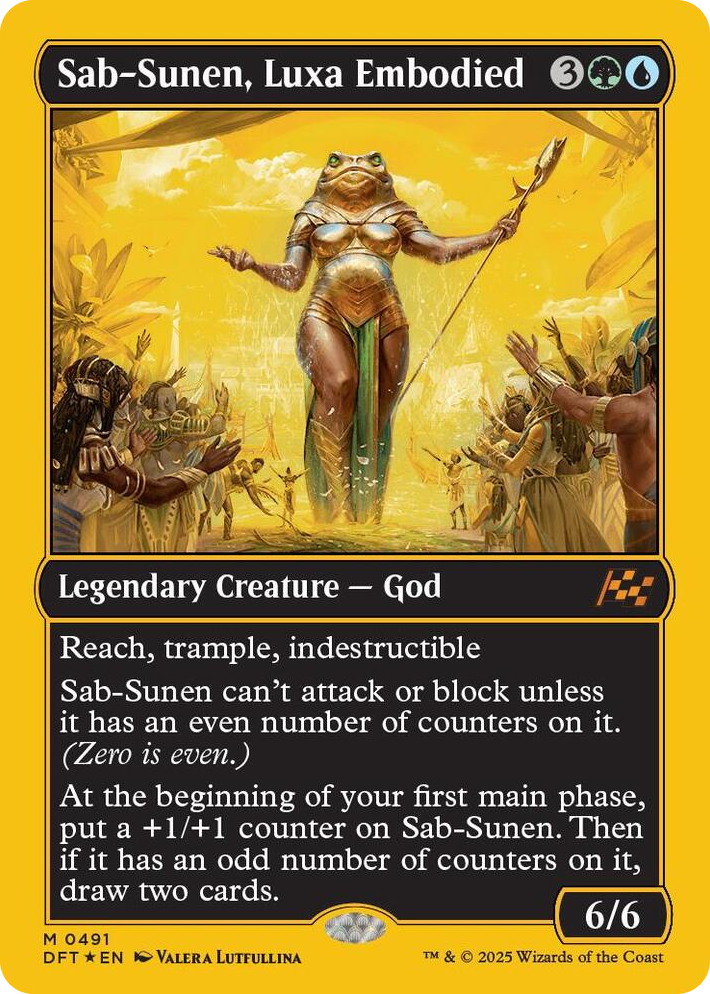 0491 Sab-Sunen, Luxa Embodied (First-Place Foil) M Aetherdrift