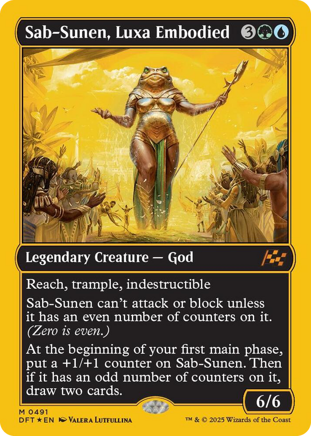 0491 Sab-Sunen, Luxa Embodied (First-Place Foil) M Aetherdrift