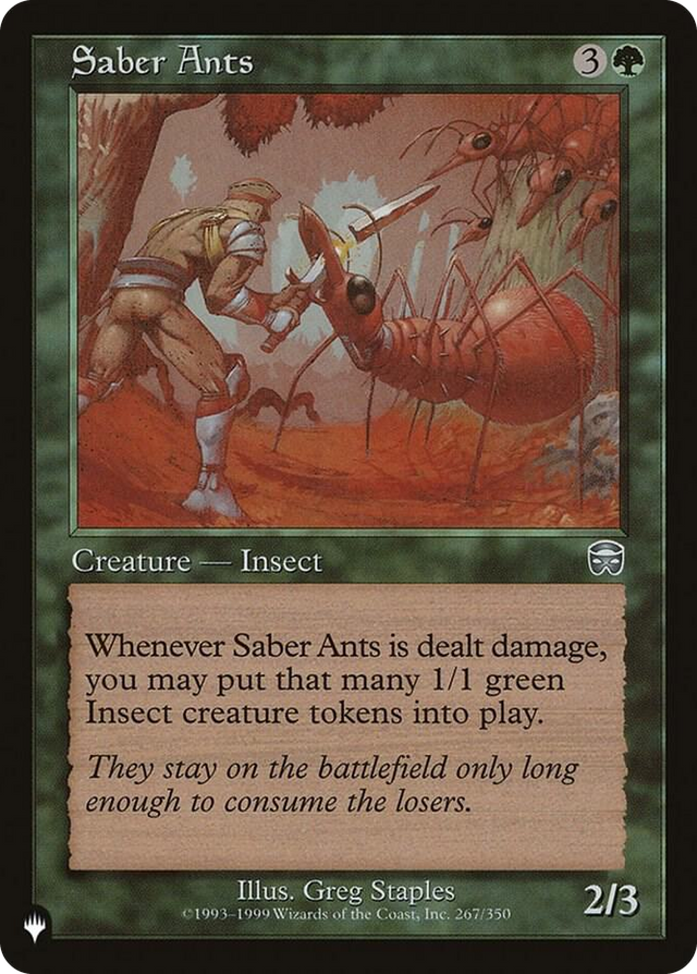 0267 Saber Ants U The List Reprints