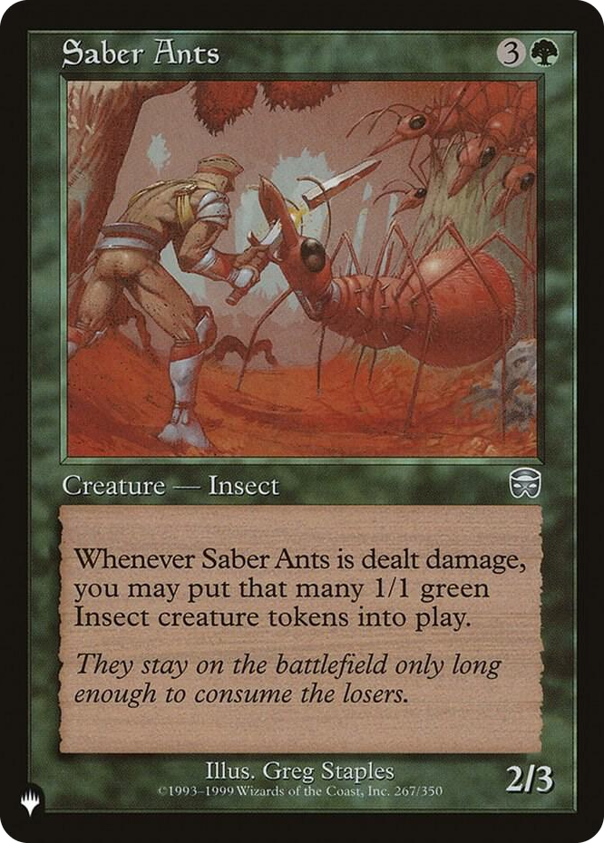 Saber Ants #267 U - The List Reprints Pokemon card