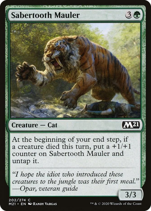0202 Sabertooth Mauler C Core Set 2021