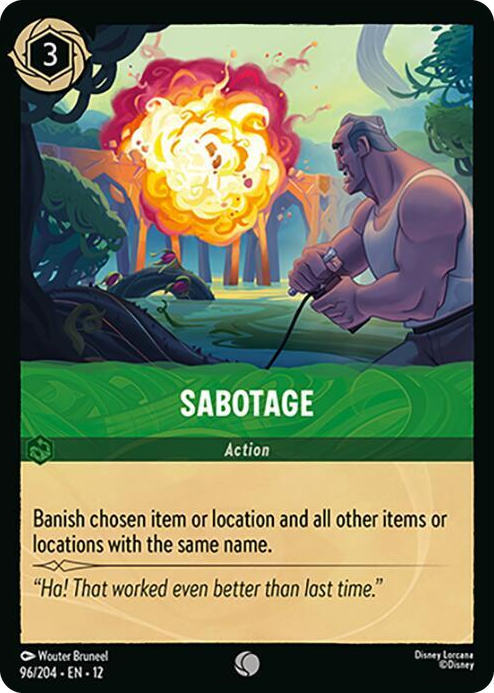 0096 Sabotage Common Wilds Unknown