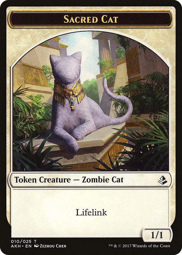 0010 Sacred Cat Token T Amonkhet