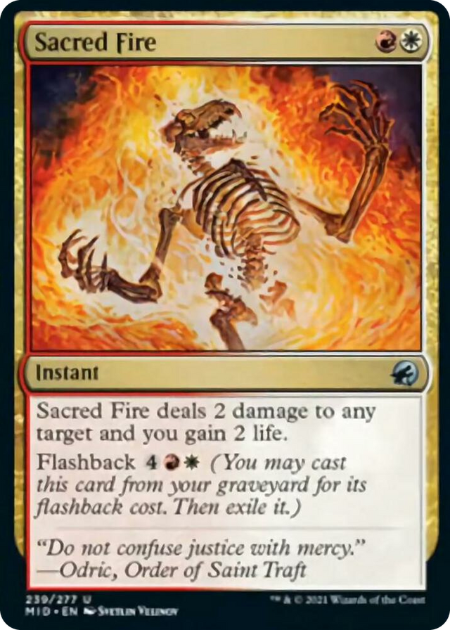 0239 Sacred Fire U Innistrad: Midnight Hunt
