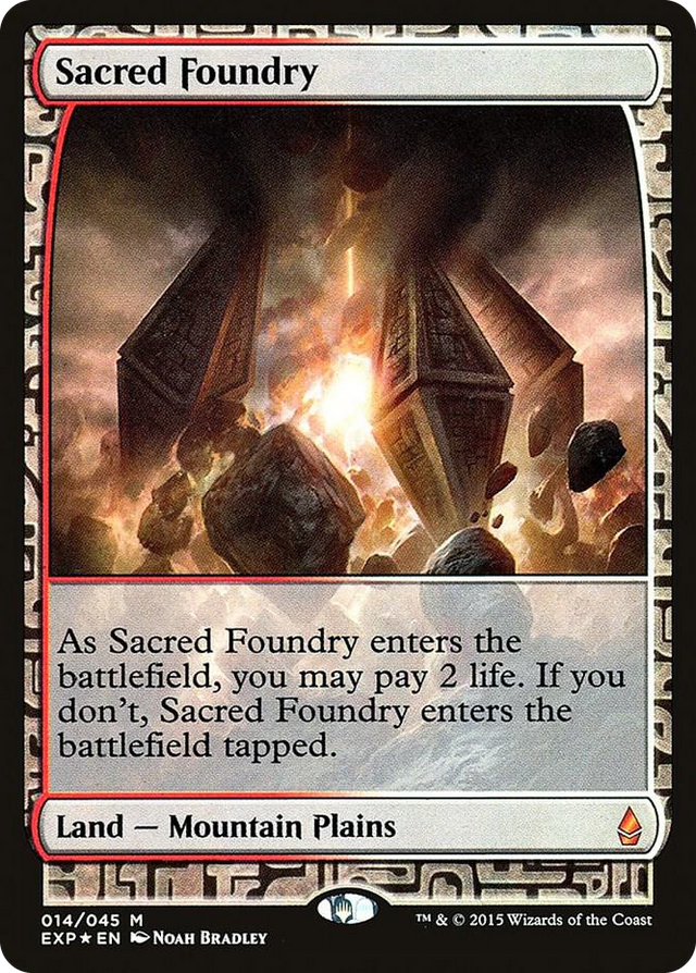 0014 Sacred Foundry M Zendikar Expeditions