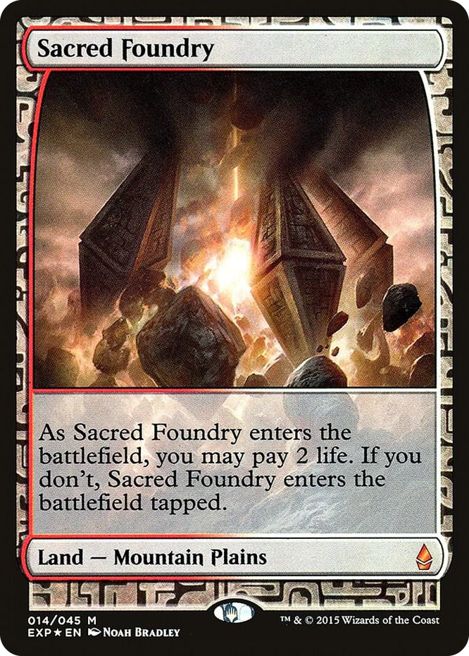 Sacred Foundry #14 M - Zendikar Expeditions Pokemon card