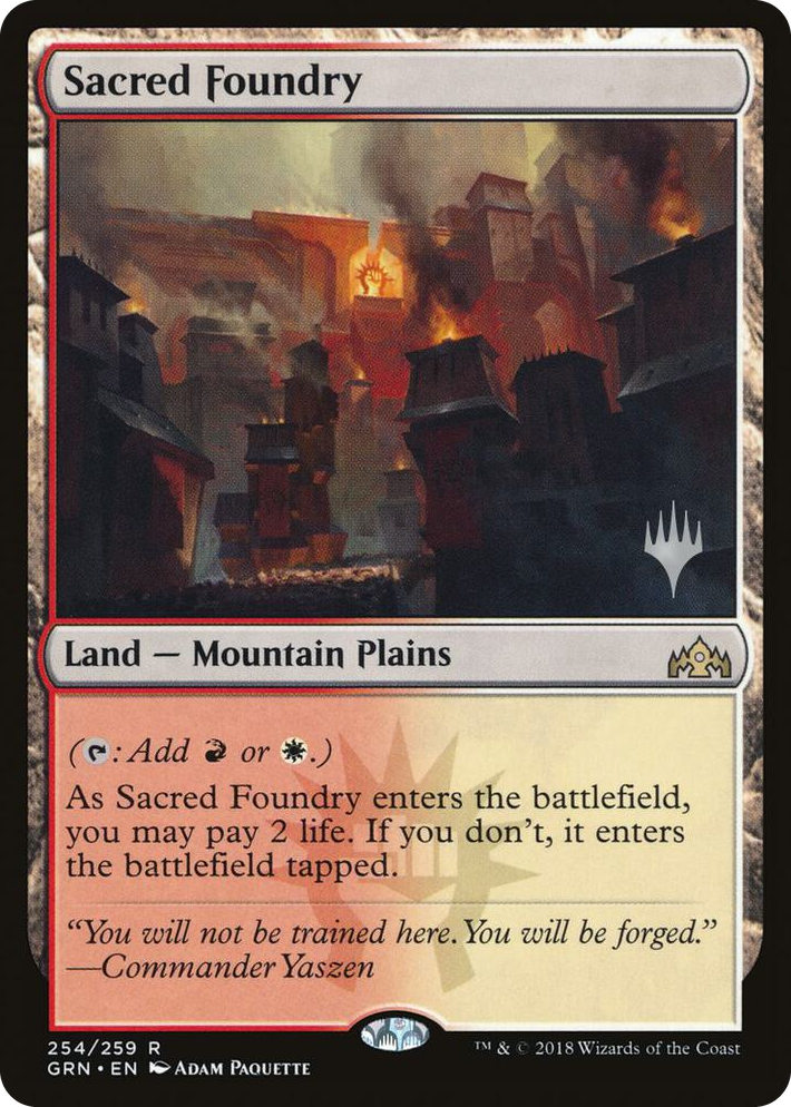 0254 Sacred Foundry R Promo Pack: Throne of Eldraine