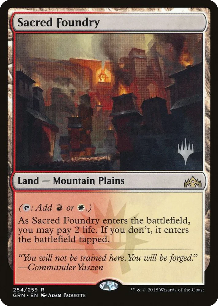 0254 Sacred Foundry R Promo Pack: Throne of Eldraine