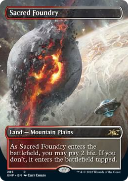 0285 Sacred Foundry (Borderless) R Unfinity