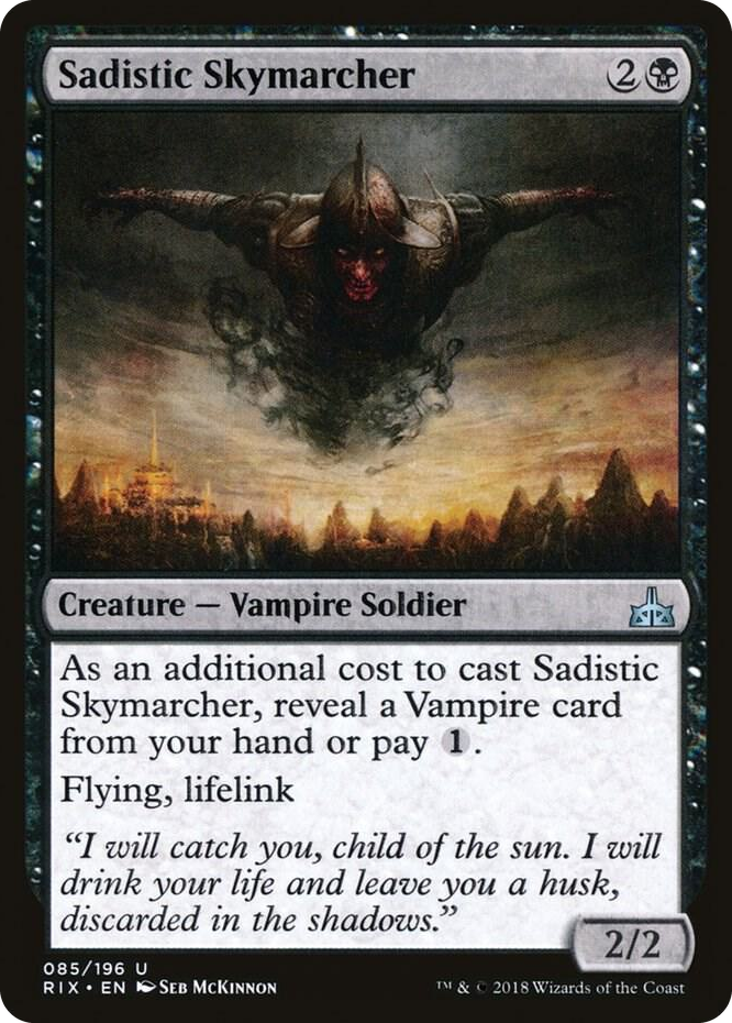 0085 Sadistic Skymarcher U Rivals of Ixalan