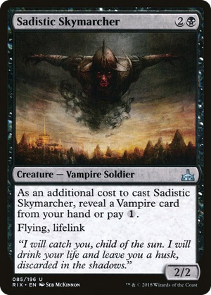 0085 Sadistic Skymarcher U Rivals of Ixalan