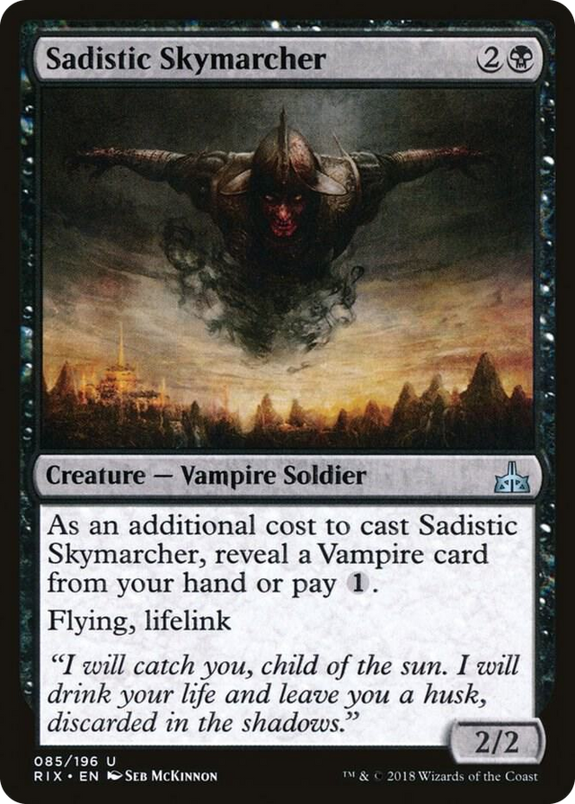 0085 Sadistic Skymarcher U Rivals of Ixalan