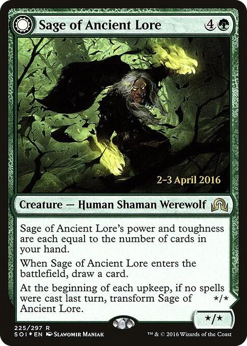 Sage of Ancient Lore #225 R - Prerelease Cards Pokemon card