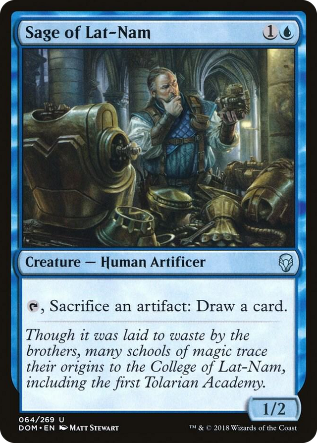 0064 Sage of Lat-Nam U Dominaria