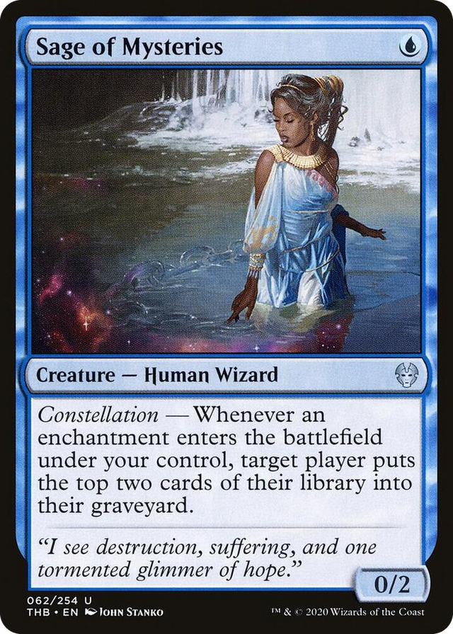 0062 Sage of Mysteries U Theros Beyond Death