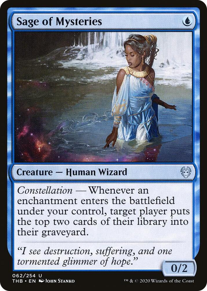 0062 Sage of Mysteries U Theros Beyond Death