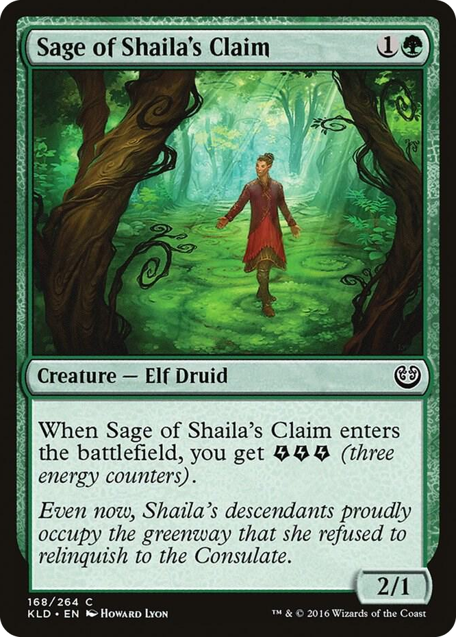 Sage of Shaila's Claim #168 C - Kaladesh Pokemon card