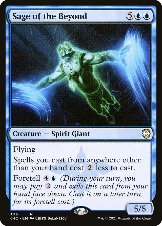 0006 Sage of the Beyond R Commander: Kaldheim