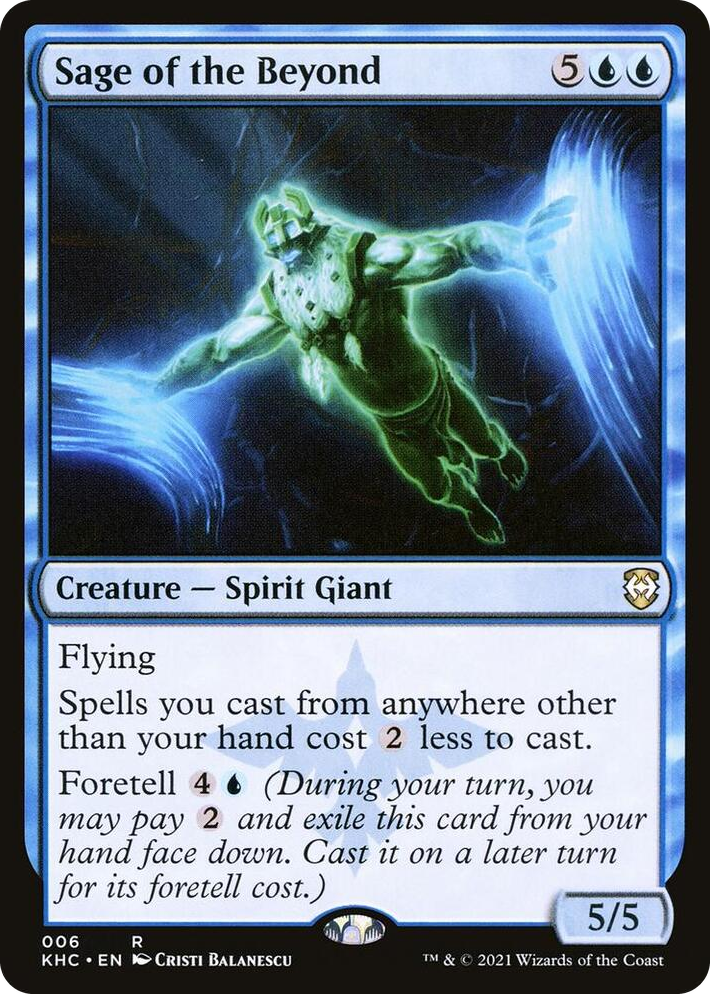 0006 Sage of the Beyond R Commander: Kaldheim