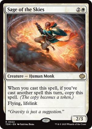 0022 Sage of the Skies R Promo Pack: Tarkir: Dragonstorm