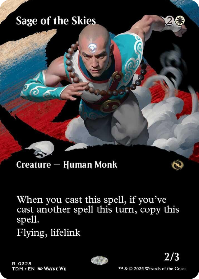 0328 Sage of the Skies (Borderless) R Dragonstorm