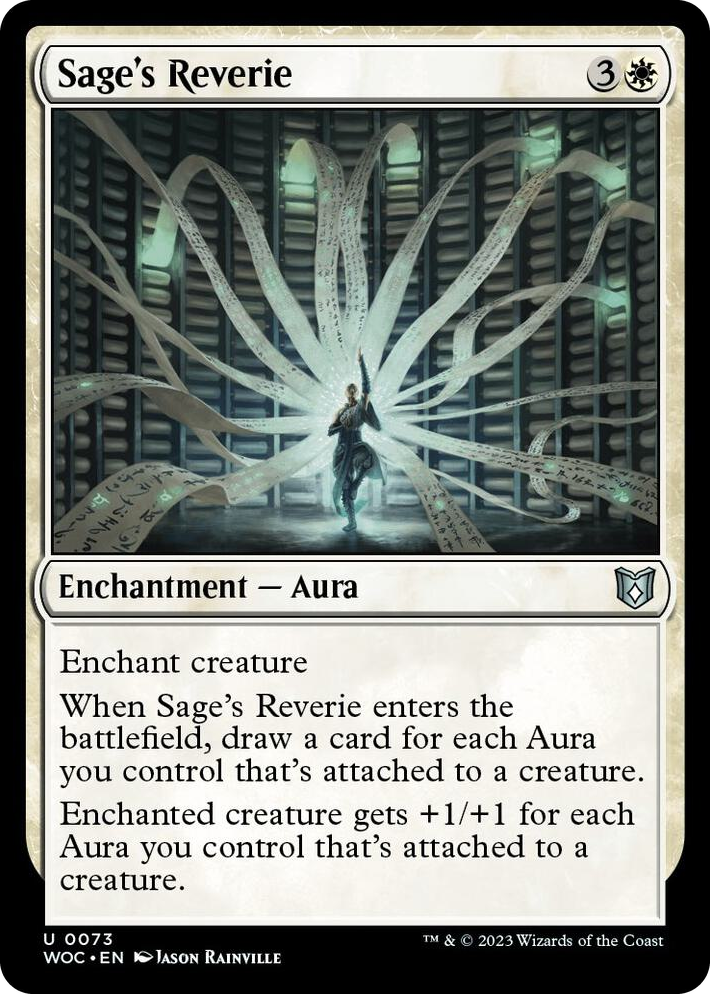 0073 Sage's Reverie U Commander: Wilds of Eldraine