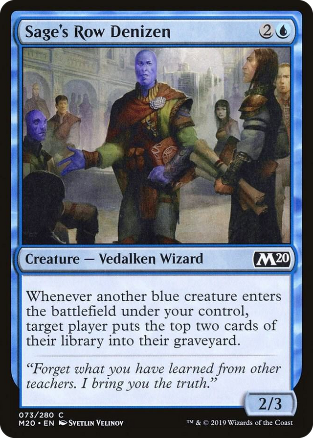 0073 Sage's Row Denizen C Core Set 2020