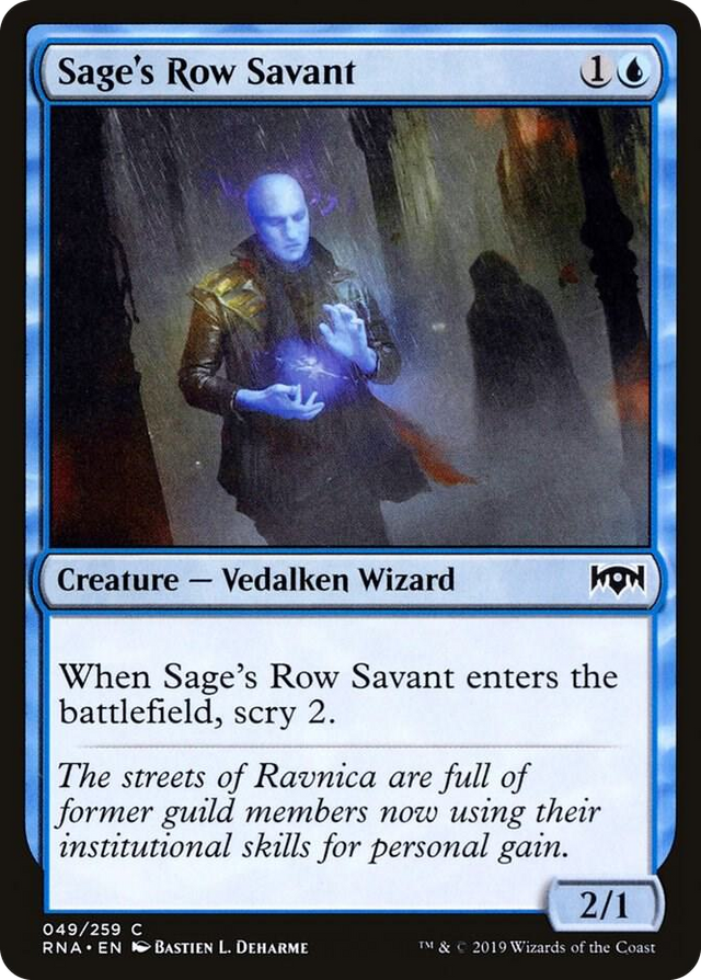 0049 Sage's Row Savant C Ravnica Allegiance