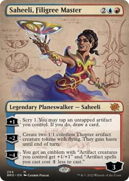 0294 Saheeli, Filigree Master (Borderless) M The Brothers' War