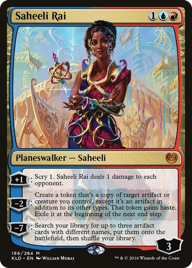 Saheeli Rai #186 M - Kaladesh Pokemon card