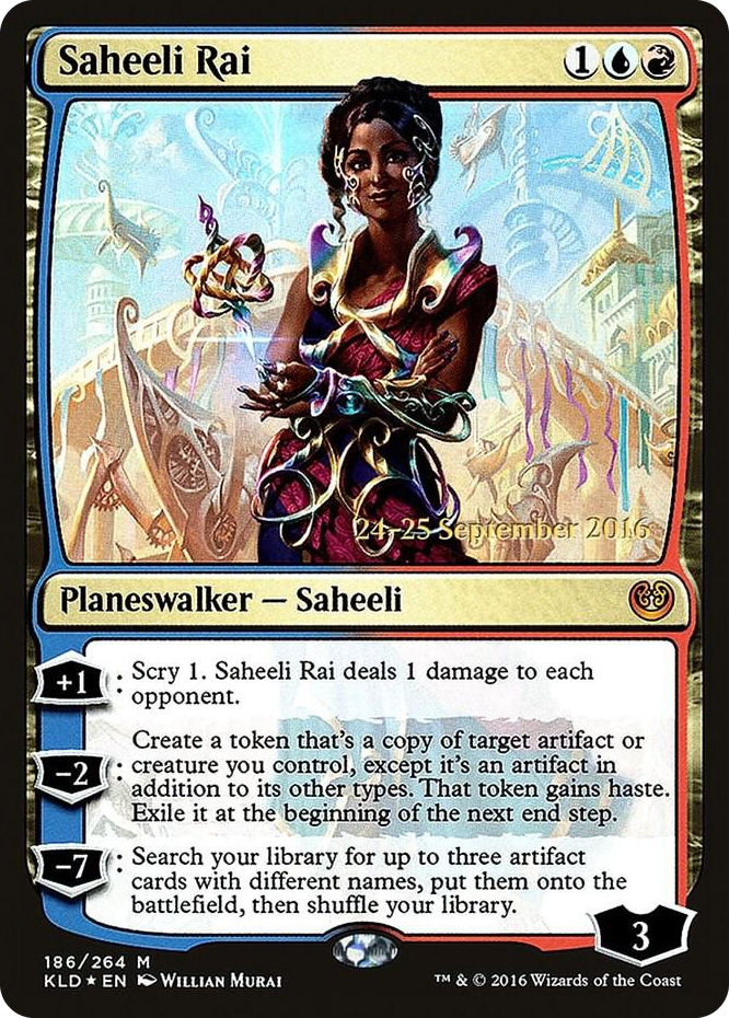 0186 Saheeli Rai M Prerelease Cards