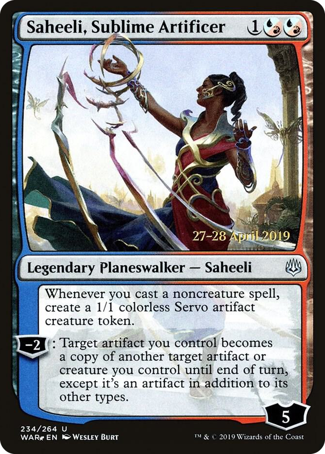 0234 Saheeli, Sublime Artificer U Prerelease Cards