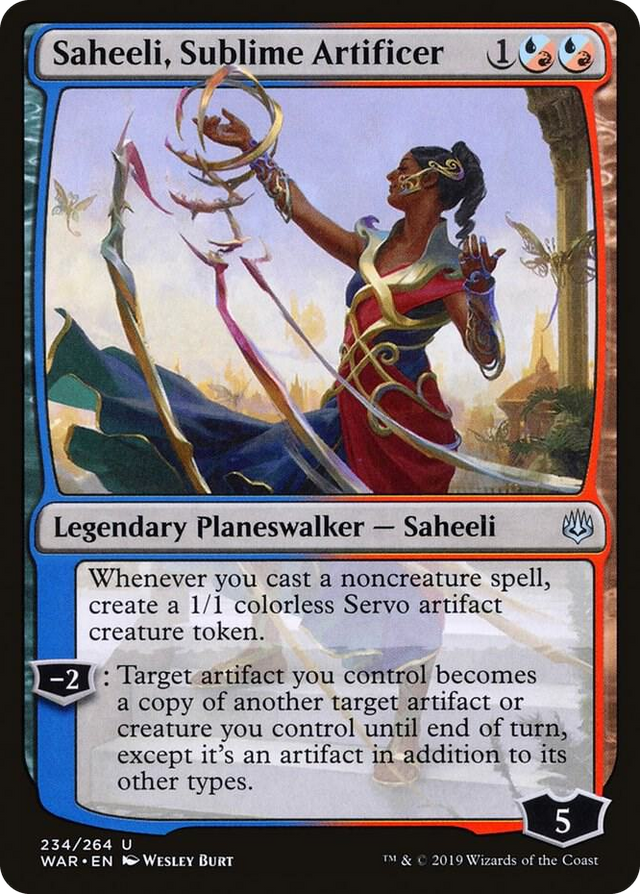 0234 Saheeli, Sublime Artificer U War of the Spark