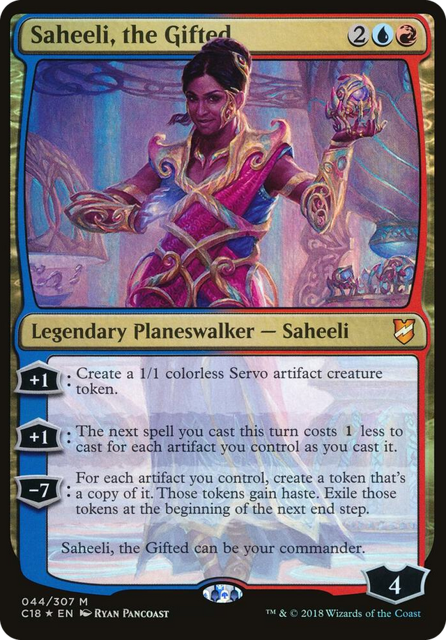 0044 Saheeli, the Gifted (Commander 2018) M Oversize Cards