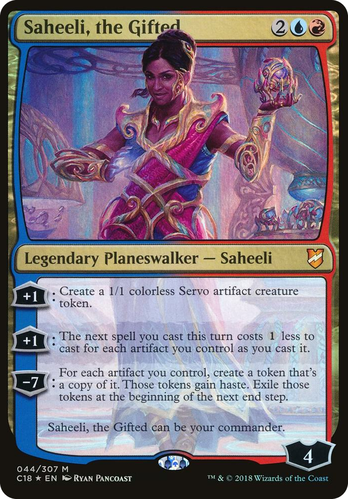 Saheeli, the Gifted (Commander 2018) #44 M - Oversize Cards Pokemon card
