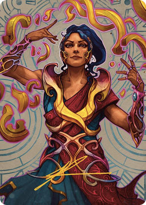 0052 Saheeli, the Sun's Brilliance Art Card (Gold-Stamped Signature) S Art Series: The Lost Caverns of Ixalan