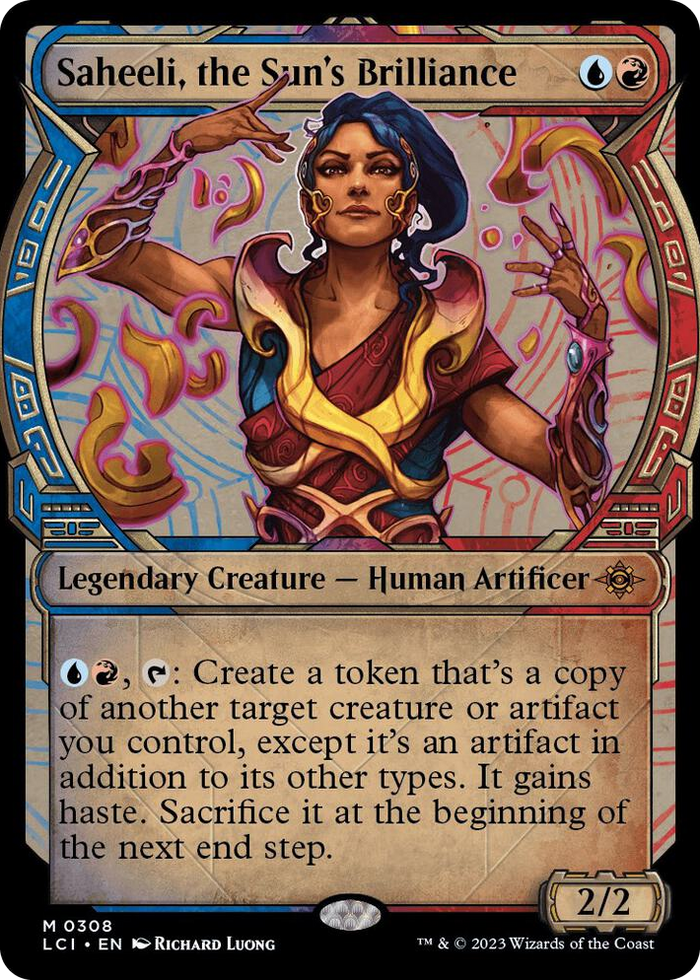 Saheeli, the Sun's Brilliance (Showcase) #308 M - The Lost Caverns of Ixalan Pokemon card