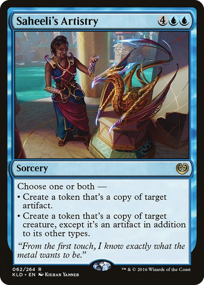 Saheeli's Artistry #62 R - Kaladesh Pokemon card