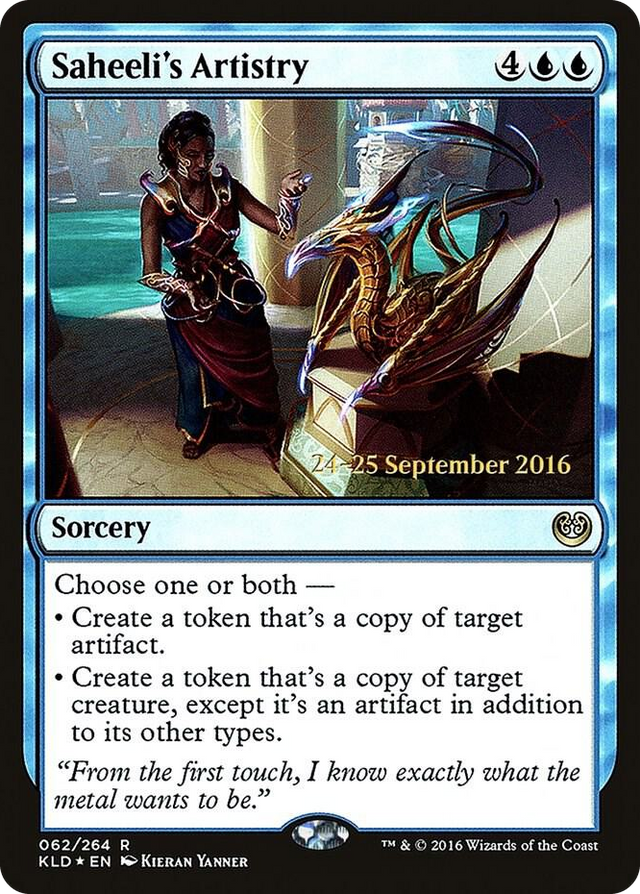 0062 Saheeli's Artistry R Prerelease Cards