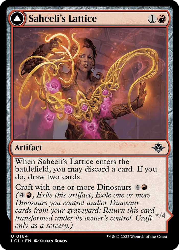 Saheeli's Lattice #164 U - The Lost Caverns of Ixalan Pokemon card