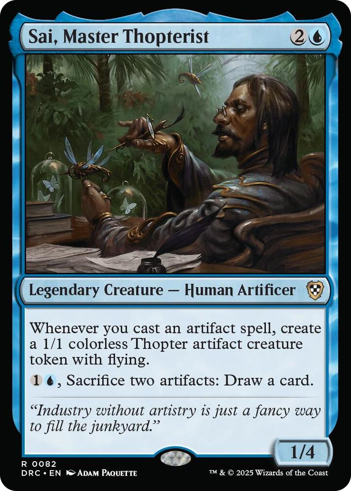 0082 Sai, Master Thopterist R Commander: Aetherdrift