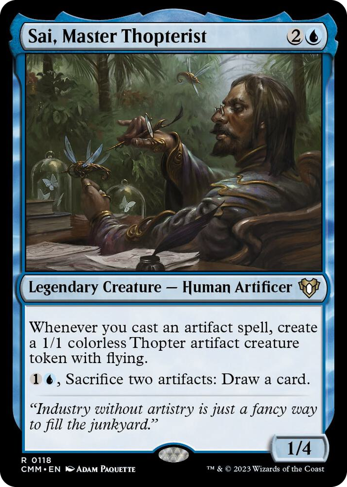 0118 Sai, Master Thopterist R Commander Masters